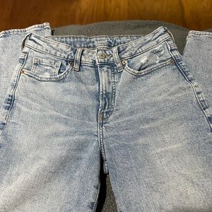 High-Waisted OG Straight Ankle Jeans